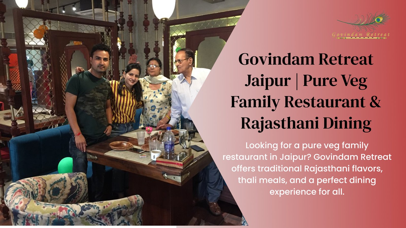 Govindam Retreat Jaipur: Pure Veg Family & Rajasthani Dining