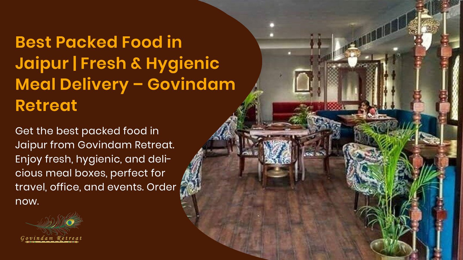 Freshly prepared hygienic packed meals in eco-friendly containers for delivery across Jaipur