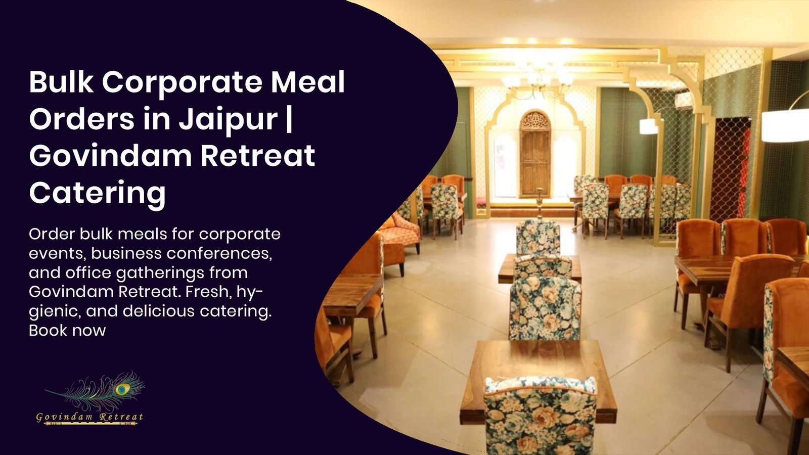 Professional bulk meal setup for corporate events with diverse food options and elegant presentation