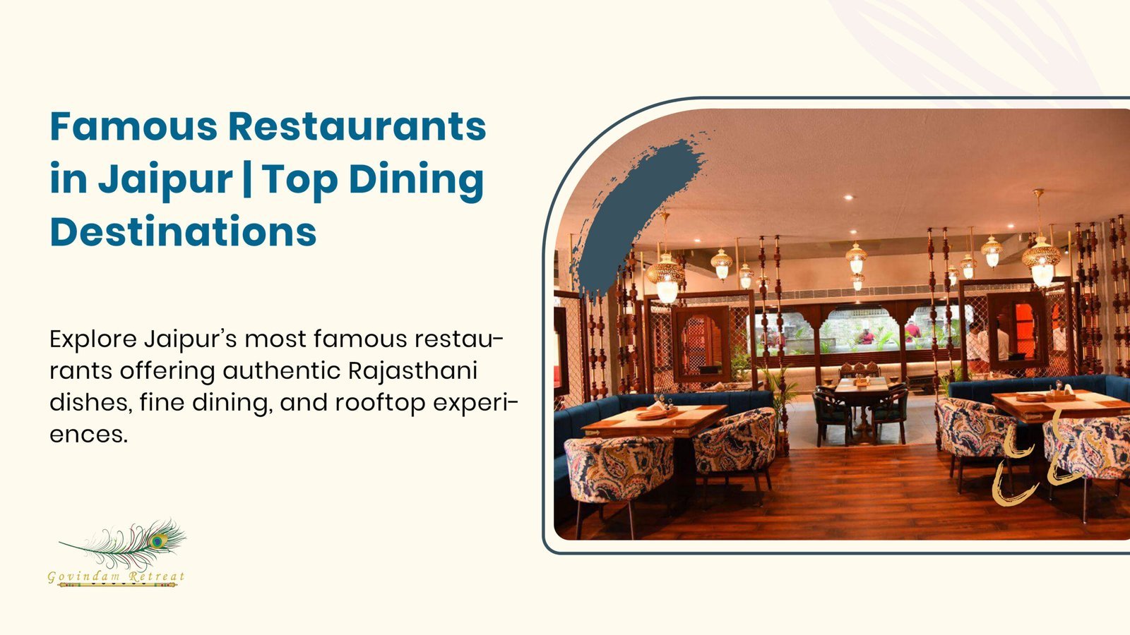 Famous restaurants in Jaipur showcasing exceptional dining experiences, architectural beauty, and culinary excellence