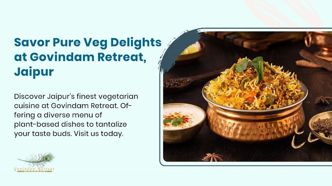 Pure vegetarian restaurant in Jaipur