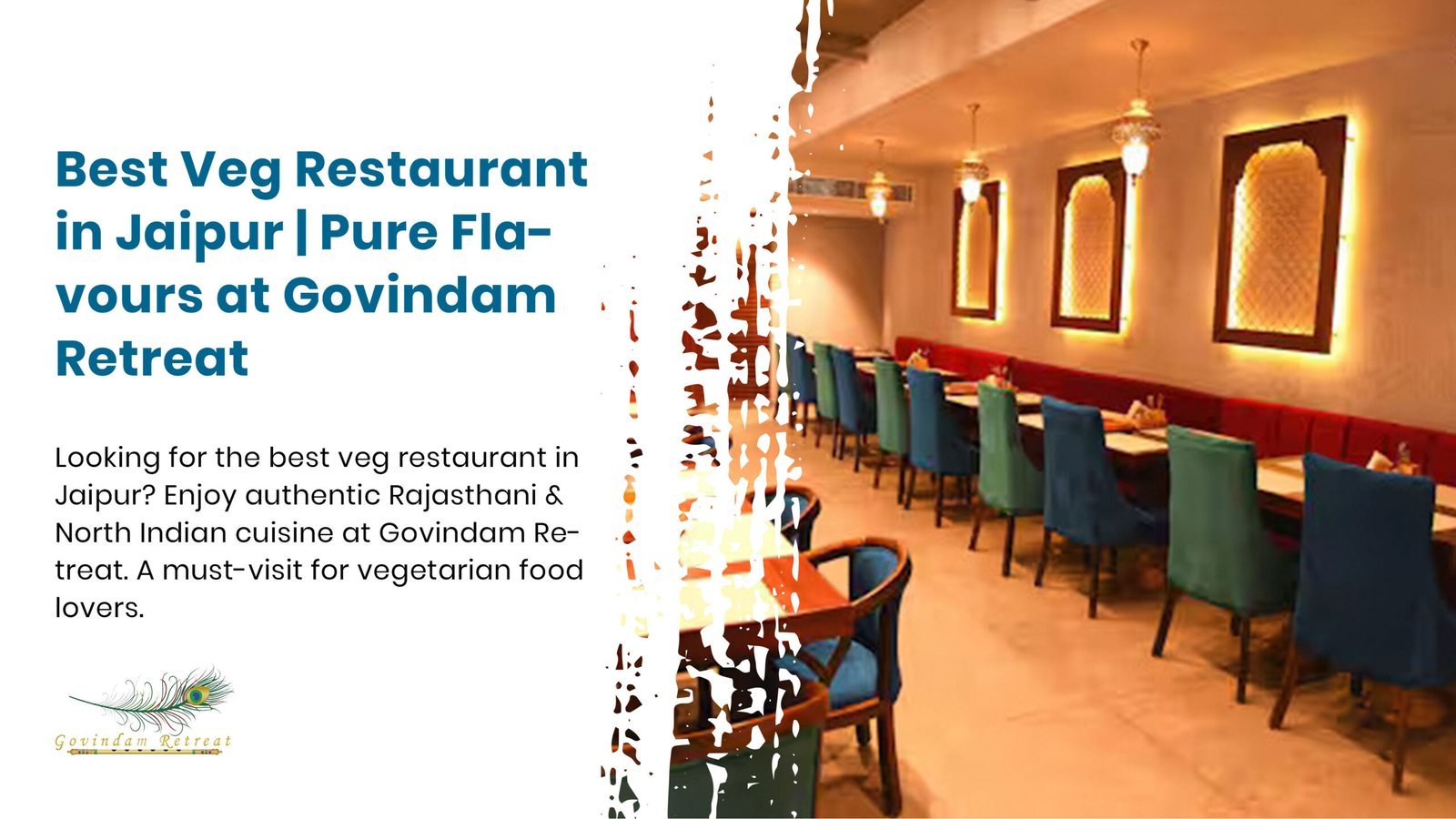 Best veg restaurant food in Jaipur at Govindam Retreat
