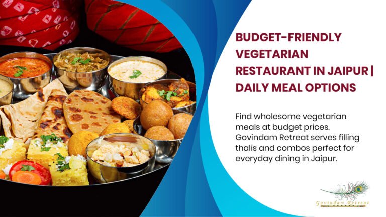 Enjoy our affordable Mini Thali at just ₹149, perfect for budget-conscious diners seeking quality vegetarian food in Jaipur.